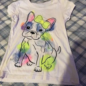 Justice puppy with bow SS shirt